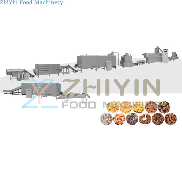 340 Stainless Steel Corn Chip Puffed Production Line Extruder Corn Chips snacks Food Making Machine