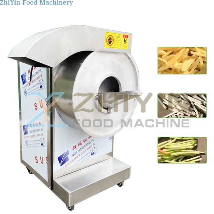 Automatic vegetable fruit potato cutting machine potato chip production line french fries cutter