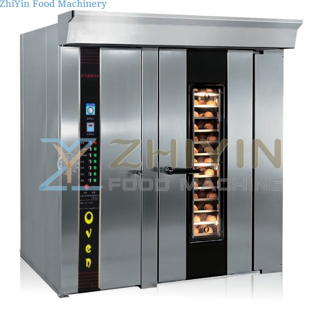 Stainless Steel High Temperature Oven Commercial Gas Type Bread Oven Hot Air Circulation Rotary Oven