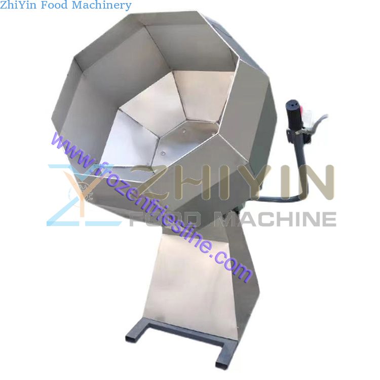 full automatic potato chips snacks food making seasoning mixing machine