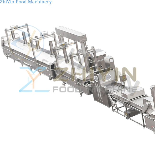 SUS304 French Fries Making Machine Potato Chips Making Line Tapioca Chips Sweet Potato Chips Making Machine