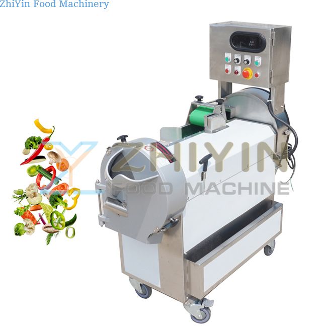 Multifunctional Vegetable Cutting Machine Double Head Vegetable Cutting Machine Fruit Dicing Machine Root Vegetable Shredding Machine