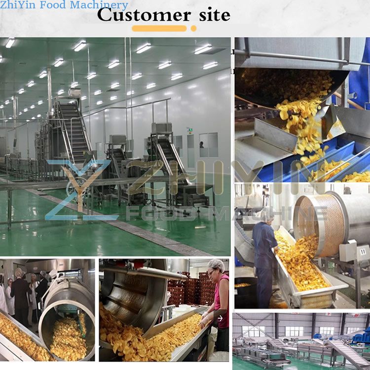 EXW Price Potato Chips Making Plant Potato Flakes Production Line French Fries Processing Machinery