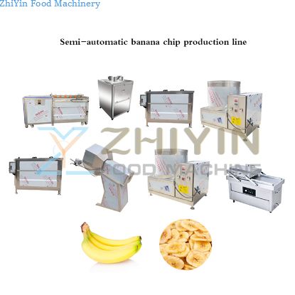 Banana Chips Making Machine Small Scale Plantain Chips Processing Machine