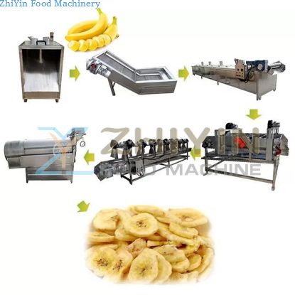 Banana Chip Production Line Semi-automatic Banana Chip Frying Machine