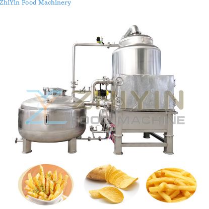 Fruit Vegetable And Seafood Low Temperature Vacuum Frying Equipment 50-300kg/Batch