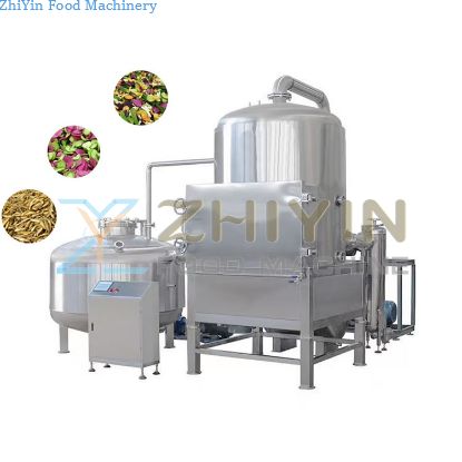 Industrial Low Temperature Fryer Fruit And Vegetable Slices Vacuum Frying Equipment 300kg/Batch