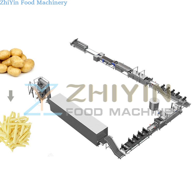 French fries production line,quick-frozen french fries making line,French fries freeze-drying equipment,potato chips making line