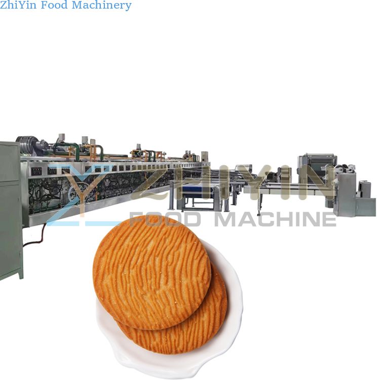 Biscuit Processing Production Line French Cookie Biscuit Processing Equipment Electric Heating Gas Heating Oven Crispy Biscuit Making Machine