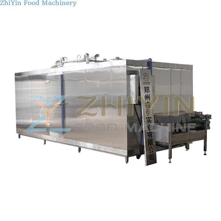 industrial lyophilizer high efficiency factory iqf tunnel freezing machine seafood fast quick freezer machine