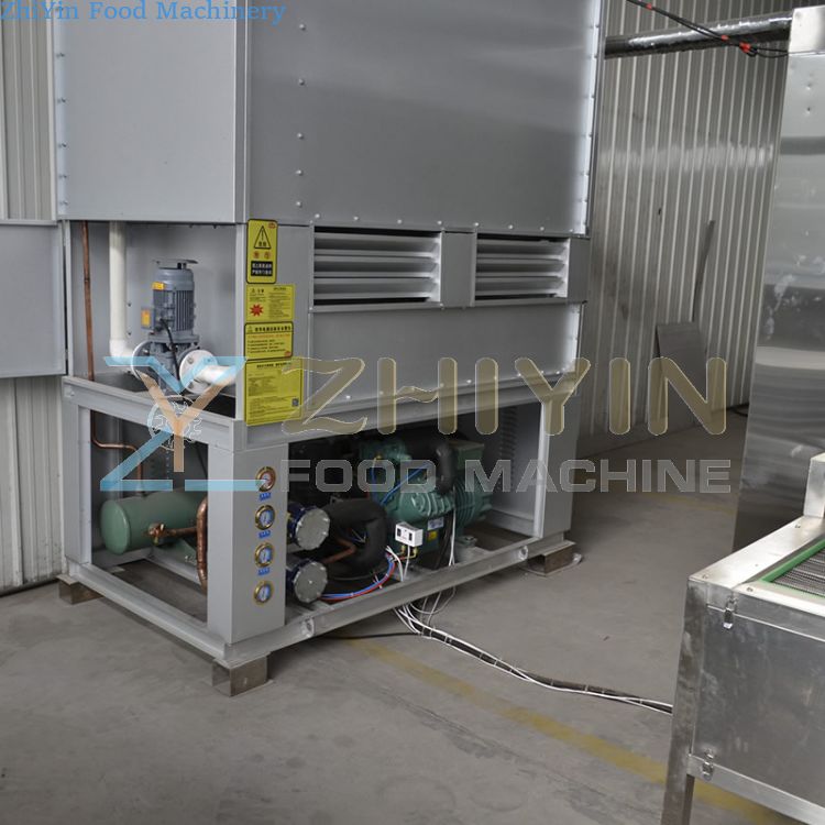 Vegetables Fruit Shrimp Tunnel Quick Freezer Quick Frozen IQF Tunnel Blast Low Temperature Quick-freezing Machine