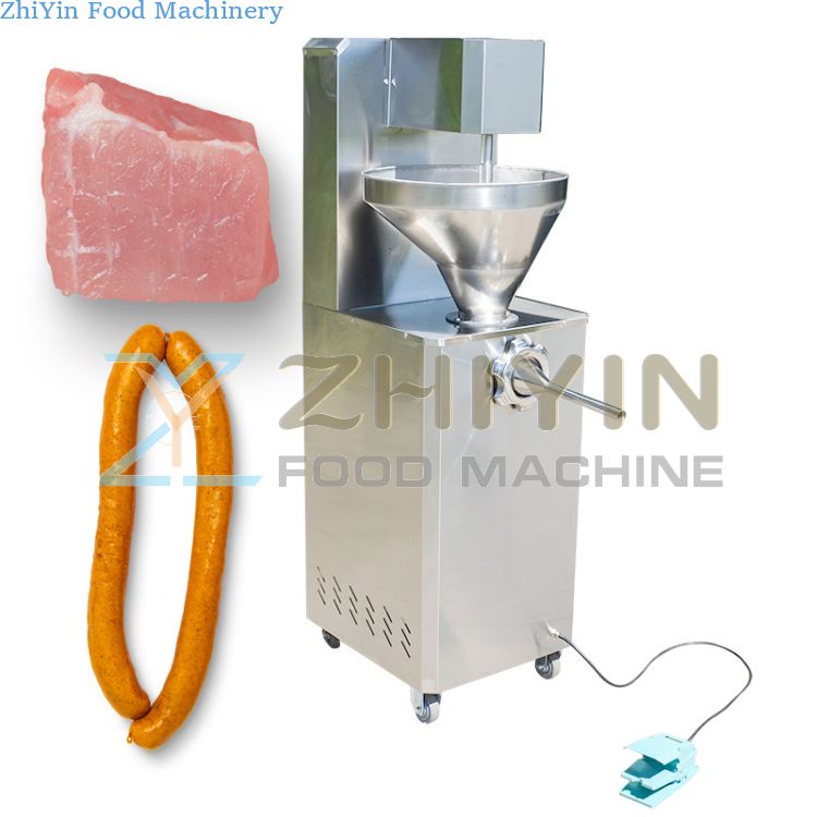 50L Automatic Electric Sausage Filling Machine Chicken Sausage And Fish Smocking Processing Sausage Filler Stuffer Machine