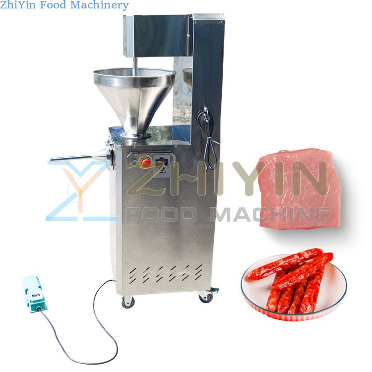 Beef Meat Sausage Making Filling Machine Electric Speed Regulating Sausage Processing Automatic Sausage Filling Machine