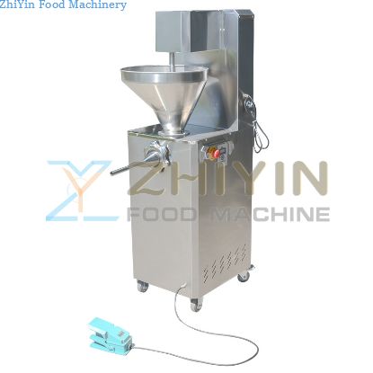 Sausage Filler Machine Electric Variable Frequency Speed Regulation Salami Sausage Filler Stuffer Filling Machine