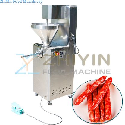 Electric Speed Regulating Sausage Filling Machine Beef Block Sausage Processing Automatic Sausage Filling Machine