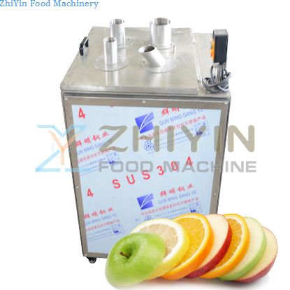 Root Vegetable Cutting Machine 0.75KW Banana Chips Production Line 5mm Thick Fruit And Vegetable Slicing Processing Machine