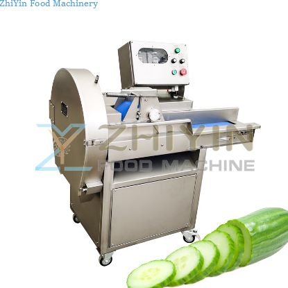 304 Stainless Steel Root Vegetable Cutting Machine Stem Vegetables Cucumber Eggplant Slicing Machine Potato Slicing Shredding Machine