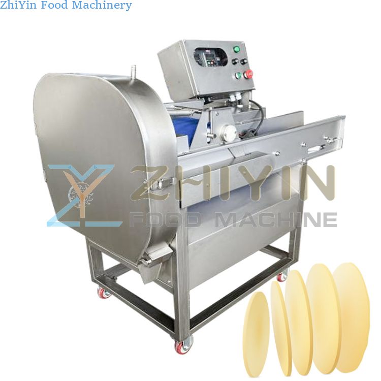 Surface Sand Blasting Root Vegetables Slicing Equipment Potato Onion Eggplant Lotus Root SUS304 Slicing Shredding Machine