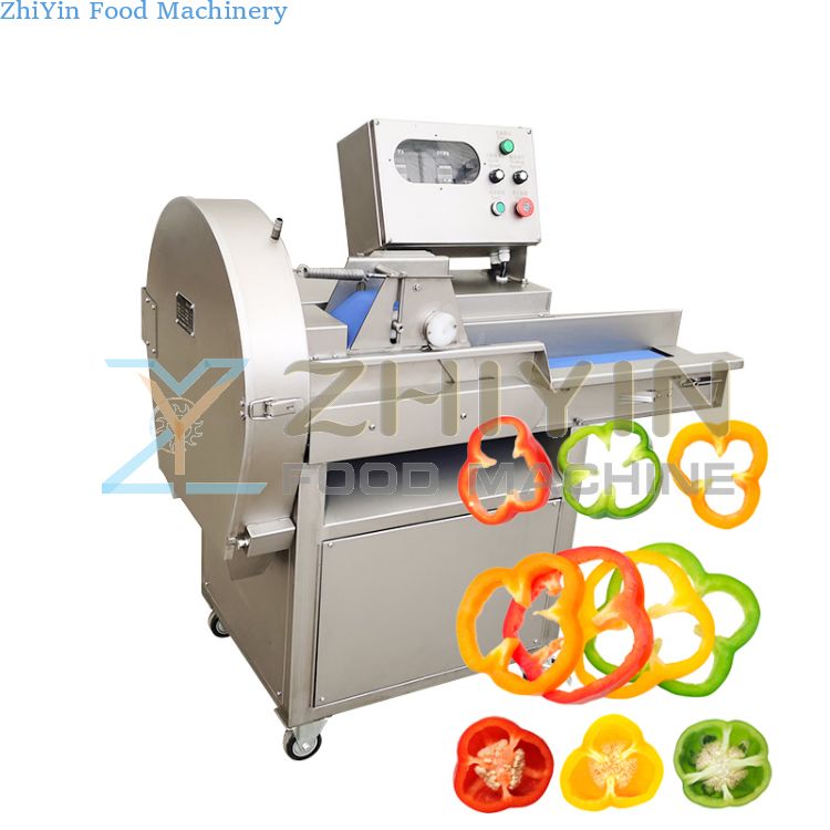 Vegetable Cutting Machinery Root Vegetables Slicing Machine Onion Eggplant Dicing Shredding Machine Stem Vegetables Slicer