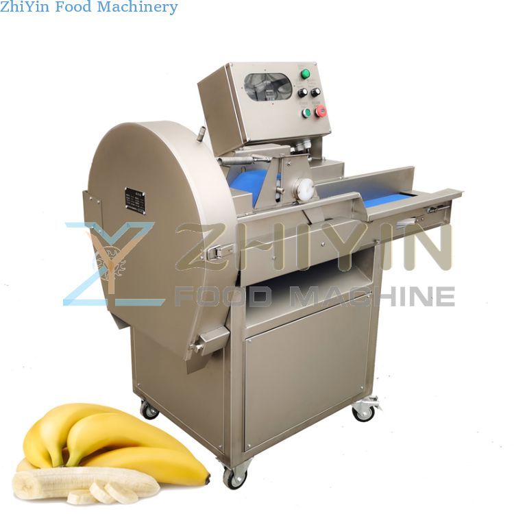 SUS304 Surface Sand Blasting Vegetable Cutting Equipment Root Vegetables Slicing Machine Celery Cutting Machine Stem Vegetable Slicer