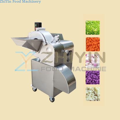 Vegetable Chopper Industry Machinery Onion Mango Dicing Apple Diced Processing Cutting Onion Crusher Fruit Diced Equipment