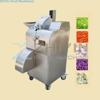 Root Vegetable Cutter Chopper Fruit Onion Mango Dicing Apple 2MM 4MM 10MM Diced Processing Cutting Machine