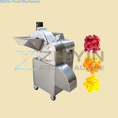 Vegetable Chopper Machine Root Vegetable Onion Mango Dicing Apple Diced Processing Cutting Onion Crusher Vegetable Fruit Dicing Machine