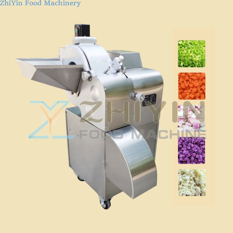 Root Vegetable Diced Processing Cutting Machine Fruit And Vegetable Electrical Dicing Cutting Machine