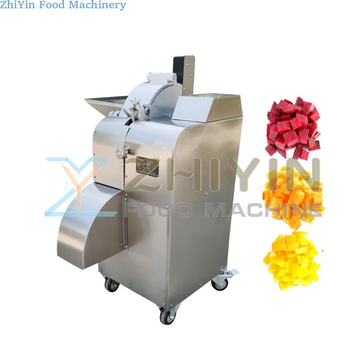 Industry Vegetables And Fruits Dicing Machine Root Vegetables Cutting Machine Ginger Carrot Onion Diced Processing Machine