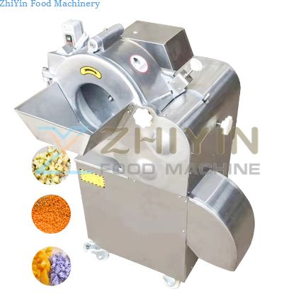 Industry Electrical Vegetable And Fruit Dicing Machine Root Vegetables Ginger Carrot Diced 2mm 6mm Vegetable Cutting Machine