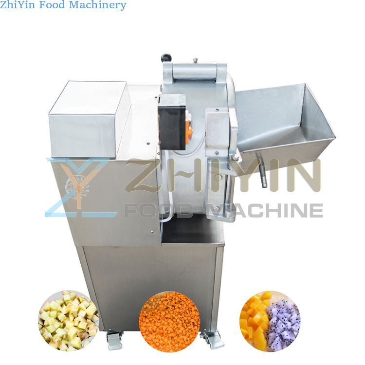 Fruits Vegetable Dicing Machine Electrical Slicer Root Vegetables Diced 600kg/h Vegetable Cutting Machine