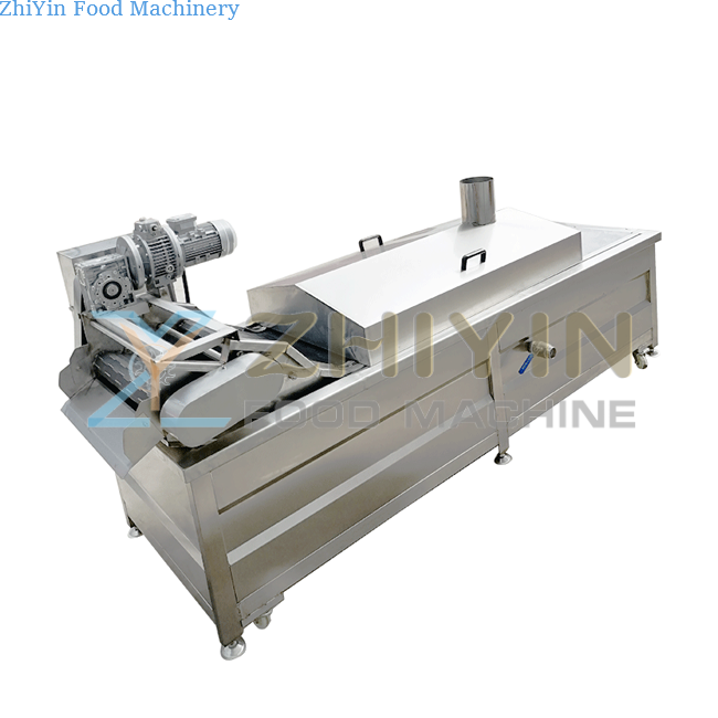 Industrial Frying Machine Stainless Steel Electric Heating Food Frying Equipment Custom Nut Seafood Frying Machine