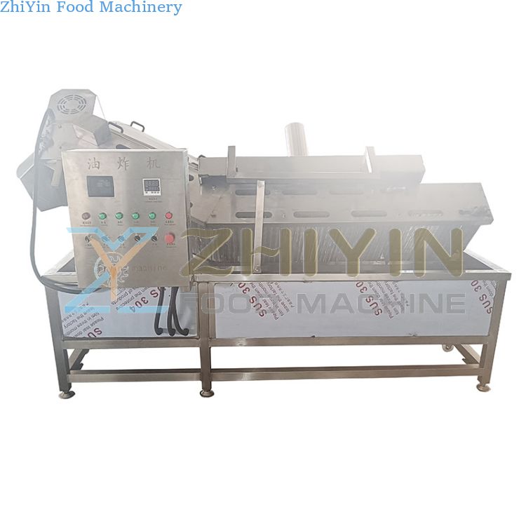 304 Stainless Steel Automatic Temperature Control Food Frying Machine Semi-Automatic Puffed Food Snack Frying Equipment