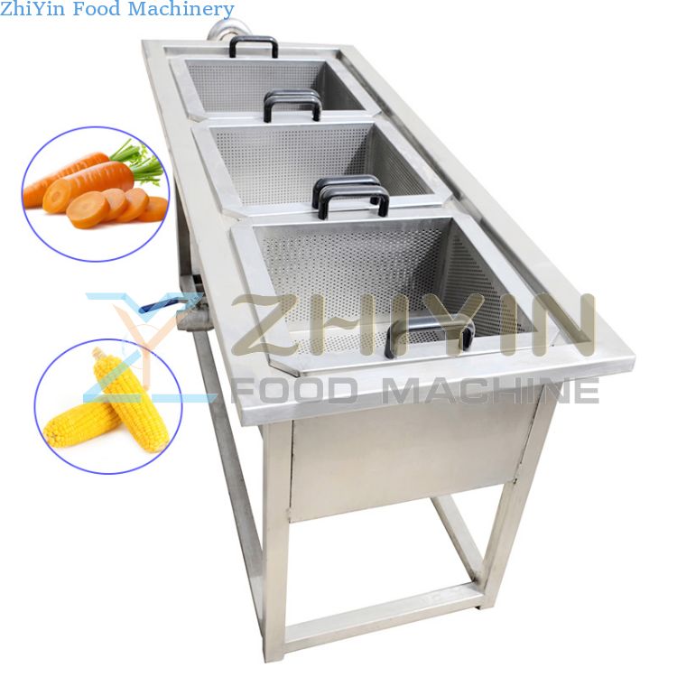 Vegetable Cleaning Deep Washing Basket Fruit And Vegetable Processing Deep Washing Cleaning Machine Bubble Cleaning Machine