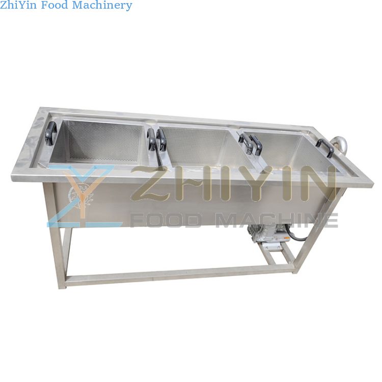 304 Stainless Steel Fruit Vegetable Bubble Cleaning Processing Machine Leaf Vegetable Corn Cooking Cleaning Equipment