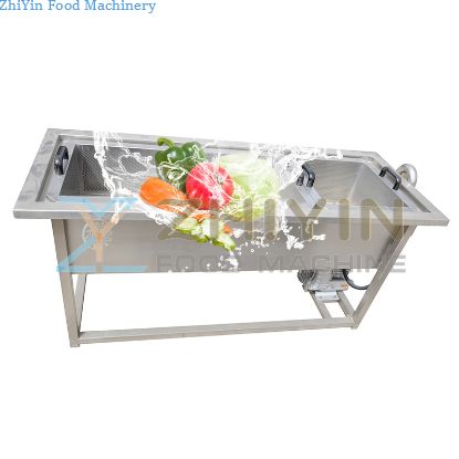 Bubble Cleaning Machine Ex-Factory Price Equipment Customized Fruit Vegetable Slices Cleaning Pre-Packaging Processing Equipment