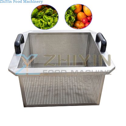 Automatic Industrial Vegetable Mango Bubble Washing Cleaning Date Blueberry Strawberry Fruit Vegetable Washing Processing Line Cleaning Drain Basket