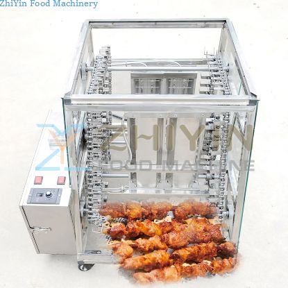 4kw Electric Heating Meat Skewer Barbecue Machine Hotel Catering Kitchen Special Electric Heating Barbecue Machine Barbecue Equipment