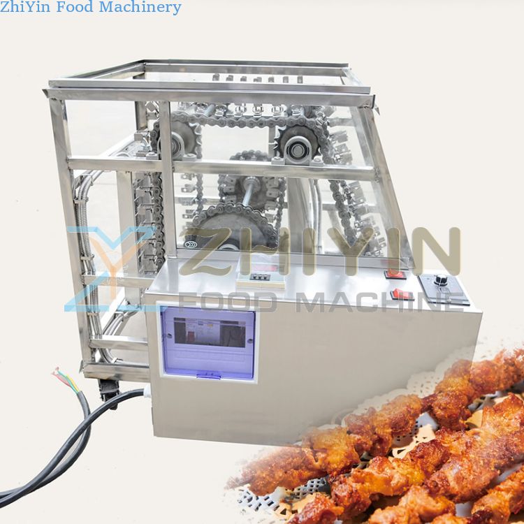 4 Sets Of Electric Heating Tube Meat Skewers Barbecue Machine Hotel Barbecue Machine Gluten Mutton Skewers Barbecue Machine Barbecue Equipment