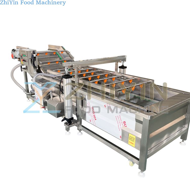 Root Vegetables Cleaning Machine Automatic Air Bubble Washing Machine Fruits Root Vegetable Cleaning Processing Equipment