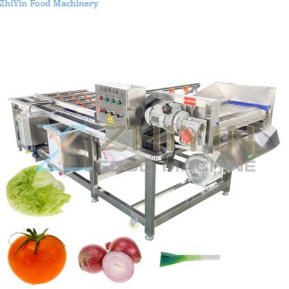 Root Vegetable Surf Type Bubble Cleaner Fruits Cleaning Line Vegetable Fruit Diced Bubble Washing Equipment