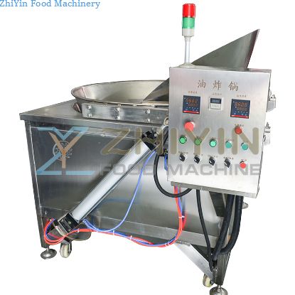 Commercial Automatic Snack Food Fried Machine Fish Tofu Automatic Deep Fryer Electric Heating Small Fry Frying Equipment