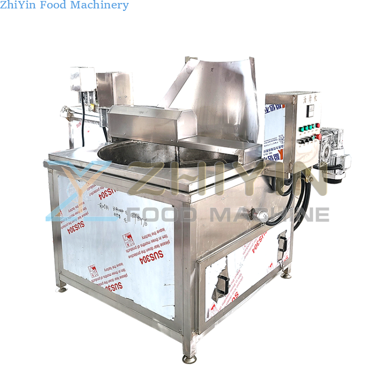 Commercial Automatic Electric Heating Fryer With Stirring Stainless Steel Frying Equipment Potato Chips French Fries Fryer