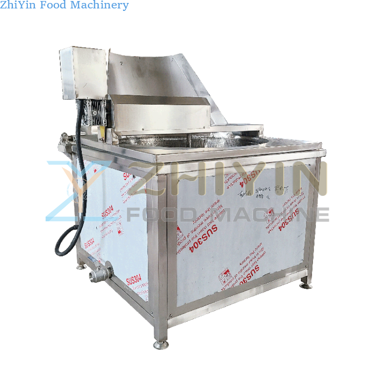 Commercial Fully Automatic Stainless Steel Electric Heating Frying Machine Potato Chip Equipment Snack Frying Processing Machine