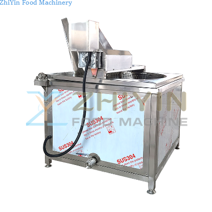 With Stirring Automatic Electric Heating Food Fryer Nuts 304 Stainless Steel Snack Frying Equipment Potato Chip Deep Fryer