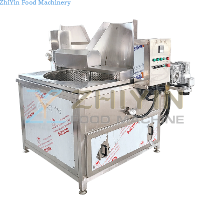 304 Stainless Steel Fully Automatic Electric Heating Walnut Kernel Frying Machine Snack Food Fried Processing Nut Frying Machine