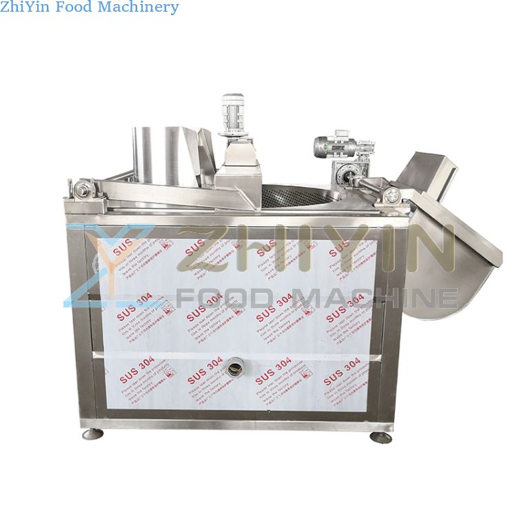 Electric Heating Commercial Crispy Meat Frying Machine Nut Frying Processing Equipment Automatic French Fries Potato Chips Fryer