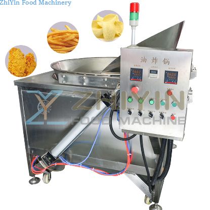 Corn Fries Potato Chips Frying Machine Puffed Snacks Frying Equipment 304 Stainless Steel Automatic Electric Heating Food Fryer