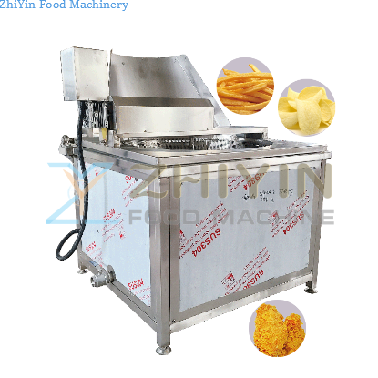 Electric Heating Fryer Commercial Automatic Temperature Control Shrimp Tail Crispy Meat Semi-Automatic Food Frying Equipment