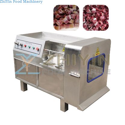 304 Stainless Steel Vegetable Meat Cutting Machine Root Vegetable Fresh Meat Dicing Machine Barbecue Skewer Dicing Machine